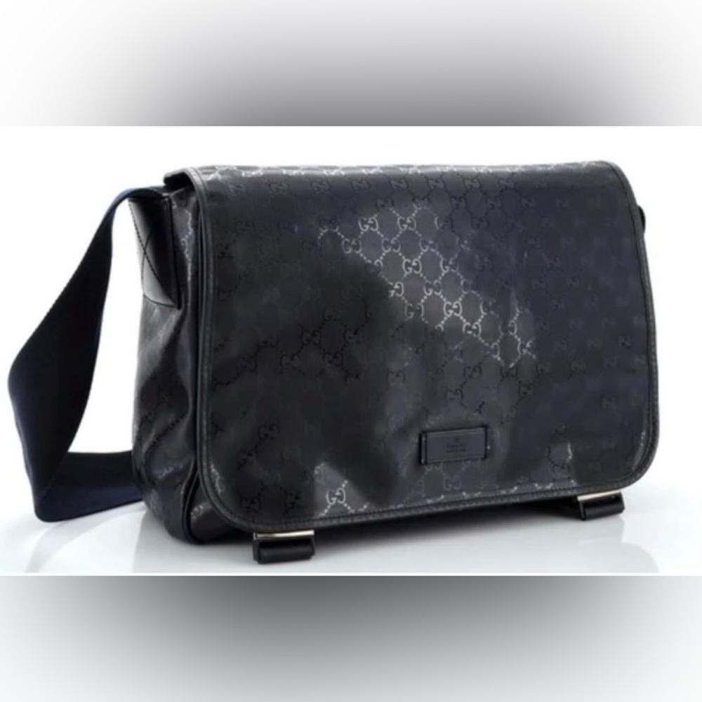 Gucci Diaper Flap Bag GG Imprime